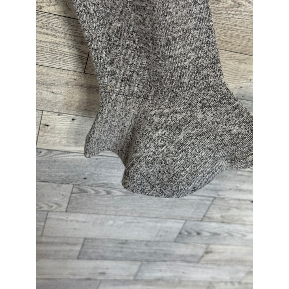 GAP Womens Gray Heathered Knit Bell Sleeve Long‎ Sleeve Top Sz-Large Relaxed Fit - Picture 5 of 9